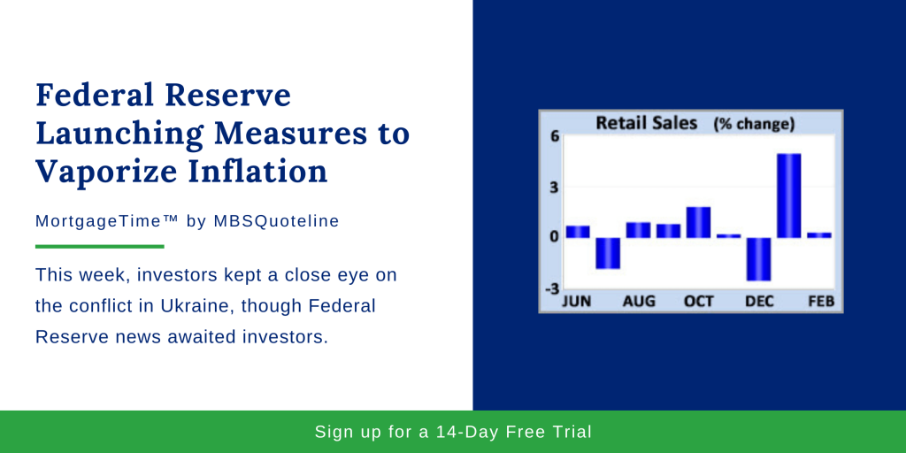 Federal Reserve Launching Measures to Vaporize Inflation MortgageTime MBSQuoteline Chart